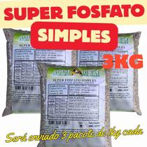 Fertilizante Super Fosfato Simples 3Kg Adubo