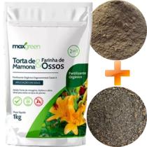Fertilizante Torta De Mamona e Farinha De Ossos 1kg Maxgreen - Forth