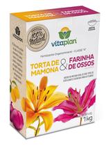 Fertilizante Torta De Mamona + Farinha De Osso 1 Kg Vitaplan