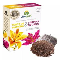 Fertilizante Torta de Mamona + Farinha de Osso Caixa c/ 1kg VITAPLAN