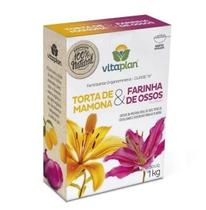 Fertilizante Torta de Mamona + Farinha de OSSO Vitaplan 1 KG