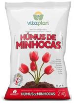 Fertilizante Vermicomposto Húmus de Minhoca Vitaplan 2kg