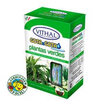 Fertilizante vithal gota a gota para plantas verdes com 6 ampolas de 32ml