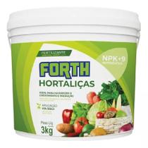 Fertilizantes Forth Hortaliças Balde 3 kg Crescimento Produção NPK+9 Fertilizantes Forth Hortaliças Balde 3 kg Crescimento Produção NPK+9