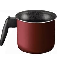Fervedor 12cm Rochedo Facilita Vermelho Antiaderente Fervedor 12cm Rochedo Facilita Vermelho Antiaderente