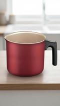 Fervedor 1L Antiaderente Alumínio Vermelho 12cm