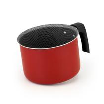 Fervedor Alegrete Enjoy 16cm Antiaderente Vermelho - 344160 Fervedor Alegrete Enjoy 16cm Antiaderente Vermelho - 344160
