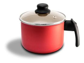 Fervedor Antiaderente Cereja Com Tampa De Vidro Nº14 Arnix