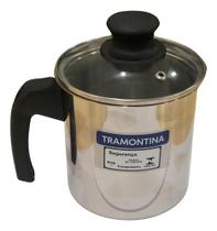 Fervedor Canecao Aço Inox 12 Cm Com Tampa Allegra Tramontina Fervedor Canecao Aço Inox 12 Cm Com Tampa Allegra Tramontina