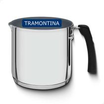 Fervedor Caneco Leiteira Leite Café Tramontina Indução Aço Inox 14 cm 2 L Cabo de Silicone 62132146
