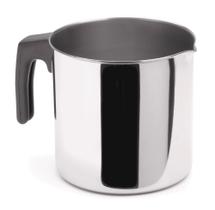 Fervedor De Aço Inox Leiteira 2 Litros Para Fogão De Indução Chaleira Bule Multiuso Servir Esquentar Chá Café Leite Alto Padrão Qualidade Forma Inox