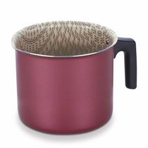 Fervedor de Alumínio com Revestimento Interno de Antiaderente Tramontina Vermelho 14Cm