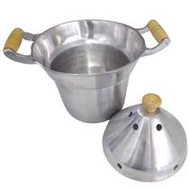 Fervedor De Leite Em Alumínio Fundido Batido 2,5L Polido