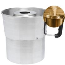 Fervedor de Leite Inderramável Leiteira 3Litros Alumínio Leite Canecão para Ferver Leite Não Derrama