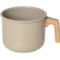 Fervedor de Leite Leiteira Oster em Alumínio com Revestimento Cerâmico 1,9L Marble Edition Cinza Dust