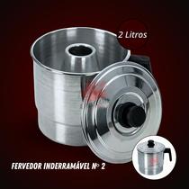 Fervedor de leite não derrama 2 litros ferve inderramavel fogão