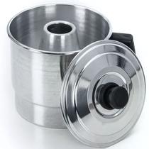 Fervedor de leite que não derrama ferve 1,5 litros alumínio cozinha