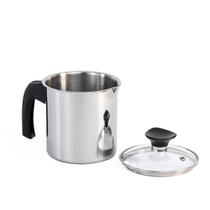 Fervedor Leite Café Caneco Indução Tramontina Aço Inox 1L Com Tampa Fervedor Leite Café Caneco Indução Tramontina Aço Inox 1L Com Tampa