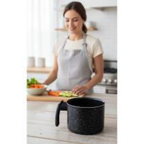 Fervedor Leiteira Antiaderente 14cm Preto 1.7L: Praticidade Fervedor Leiteira Antiaderente 14cm Preto 1.7L: Praticidade