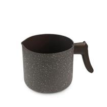 Fervedor leiteira hercules com revestimento cerâmico 12cm marrom 1.1litros Fervedor leiteira hercules com revestimento cerâmico 12cm marrom 1.1litros