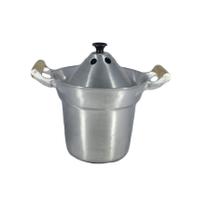 Fervedor Leiteira Inderramavel Alumínio Polido 5 Litros