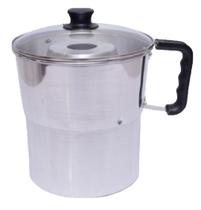 Fervedor Leiteira Inderramável Tampa De Vidro 3 Litros