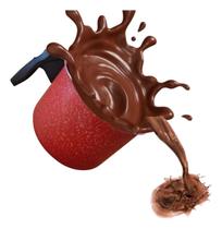 Fervedor Rl Caneca Leiteira Antiaderente Vermelho Pintado