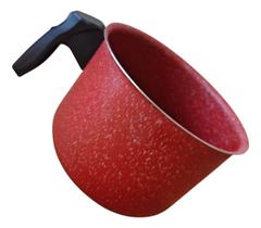 Fervedor Rl Caneca Leiteira Antiaderente Vermelho Pintado