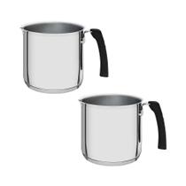 Fervedor Tramontina Aço Inox 2L Duo Silicone C/ 2 Unidades