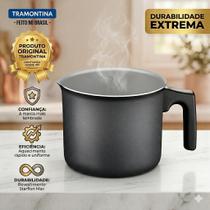 Fervedor Tramontina Loreto Antiaderente Starflon Max 1,7L Grafite Leiteira Caneco Leitera Não Gruda Original Pronta Entrega Com Nota Fiscal