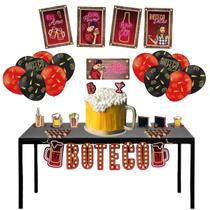 Festa Fácil Boteco Delas Enfeite Aniversário Mulheres - 62 itens Festa Fácil Boteco Delas Enfeite Aniversário Mulheres - 62 itens