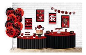 Festa Flamengo - Kit Decorativo Só Um Bolinho Festa Em Casa Festa Flamengo - Kit Decorativo Só Um Bolinho Festa Em Casa