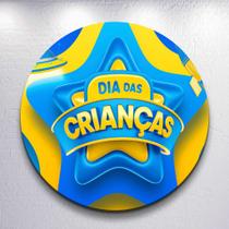 Festa Infantil Decoração Dia Das Crianças Painel Capa Sublimada Redondo Tamanhos Mini e Grande Festa Infantil Decoração Dia Das Crianças Painel Capa Sublimada Redondo Tamanhos Mini e Grande