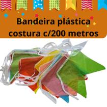 Festa Junina, Bandeirinha de São João 200 metros plástica
