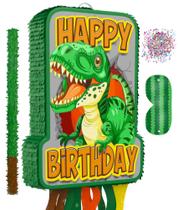 Festa jurássica de aniversário do dinossauro Piñata Jergrim T-Rex