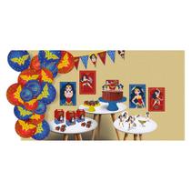 Festa Mulher Maraviha Kids Kit Só um Bolinho - 7 Itens