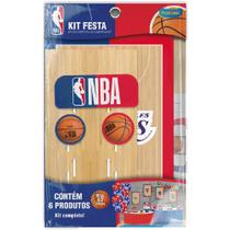 Festa NBA Kit Decorativo Só Um Bolinho Festa Em Casa