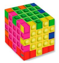 Festa Pop It Caixa Supresa Formato de Cubo Fidget Toys