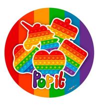 Festa Pop It Display de Mesa Parede ou Chão em EVA Gigante Com Base