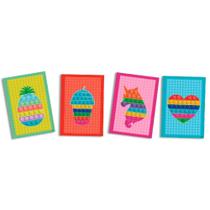 Festa Pop It Kit Com 4 Quadros Decorativos Aniversario Fidget Toys