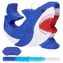 Festa temática Piñata WERNNSAI Shark Ocean com venda nos olhos e morcego