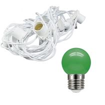 Festão 5 Metros com Lâmpadas Bolinha Coloridas