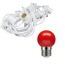 Festão 5 Metros com Lâmpadas Bolinha Coloridas