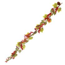 Festão Azevinho Frutas Pinhas 110cm Verde Decoração Natalina Árvore de Natal Ornamento Artificial Festão Azevinho Frutas Pinhas 110cm Verde Decoração Natalina Árvore de Natal Ornamento Artificial