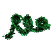 Festão De Natal Luxo com Estrelas Enfeite Natalino 2m x 9cm