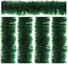 Festão De Natal Pet Largo Verde Fosco 12cm Jogo 25 metros - Yangzi