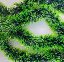 Festão de Natal Verde Escuro Com Limao 2 Metros / 5 Metros Flexível Para Decoração Enfeite Natalino