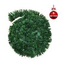 Festão Fougeron Grande Verde Escuro Tiras Grossas E Finas - Global