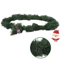 Festão Natal Verde Cheio 2 metros Enfeite Tradicional Decoração Arvore Festa Natalina - Atelie Center
