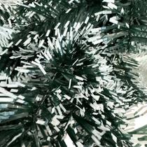 Festão natalino aramado verde nevado 1,80 metros Festão natalino aramado verde nevado 1,80 metros